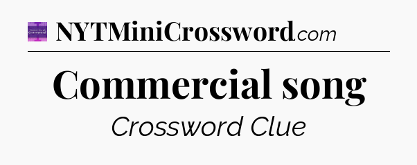 Commercial song - Thomas Joseph Crossword