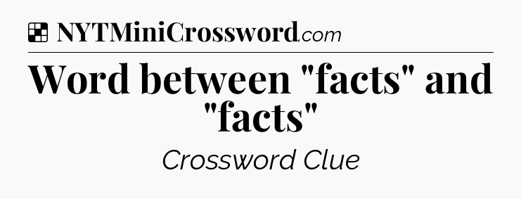 Solution: Word between 