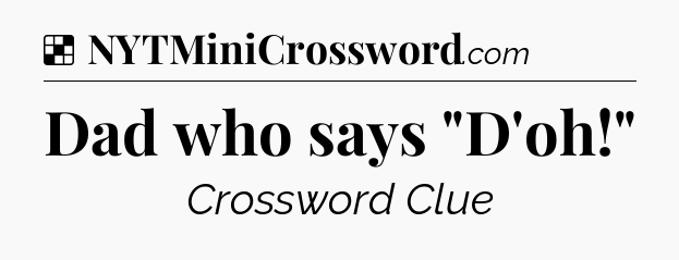 Solution: Dad who says 