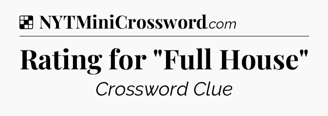 Solution: Rating for 