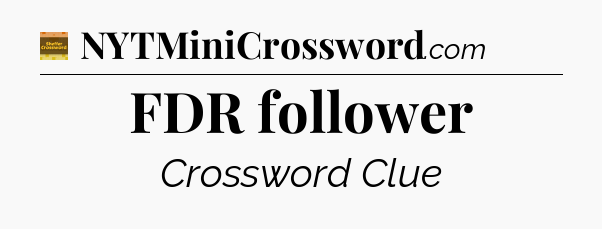 FDR follower - Eugene Sheffer Crossword