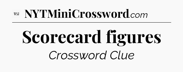 Scorecard figures - WSJ Crossword