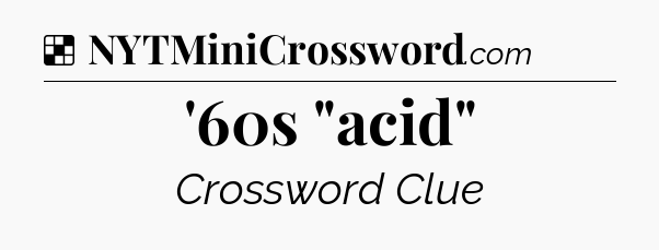 Solution: '60s 