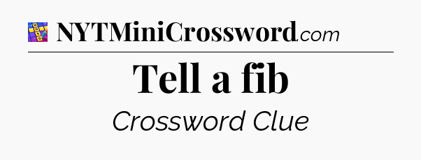 Tell a fib Codycross