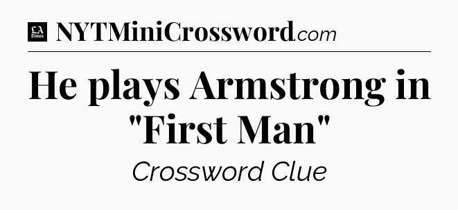 He plays Armstrong in 