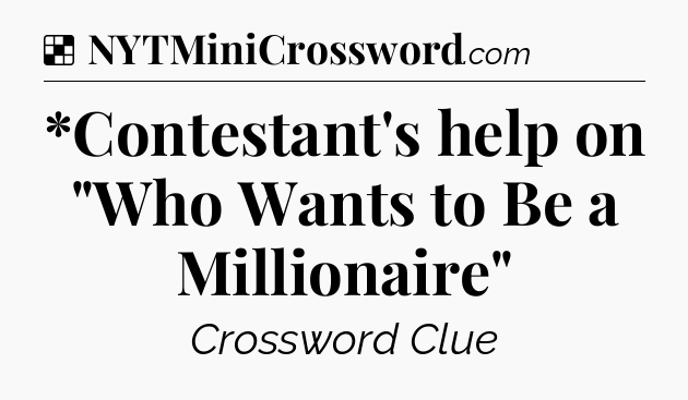 Solution: *Contestant's help on 