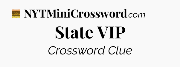 State VIP - Eugene Sheffer Crossword