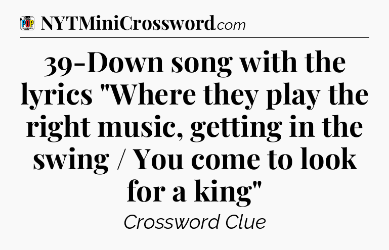 39-Down song with the lyrics 