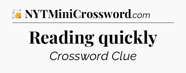 Reading quickly - 7 Little Words