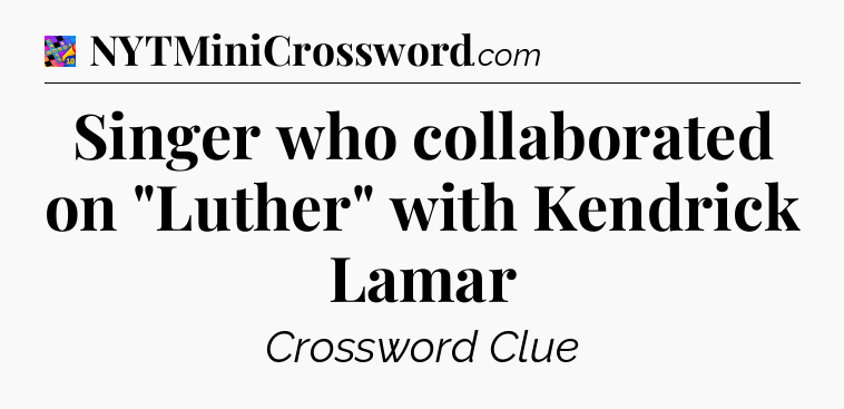 Singer who collaborated on 