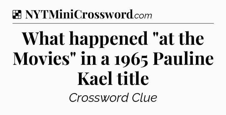 Solution: What happened 