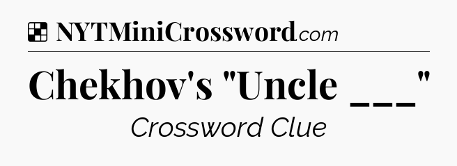 Solution: Chekhov's 