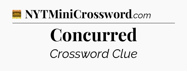 Concurred - Eugene Sheffer Crossword