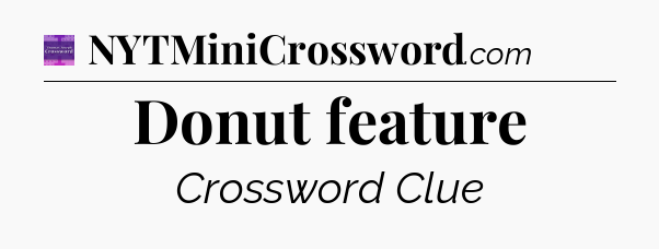 Donut feature - Thomas Joseph Crossword