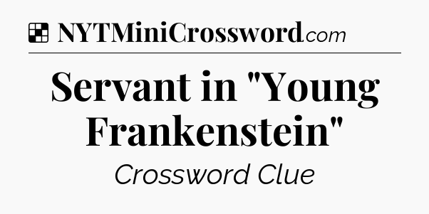 Solution: Servant in 