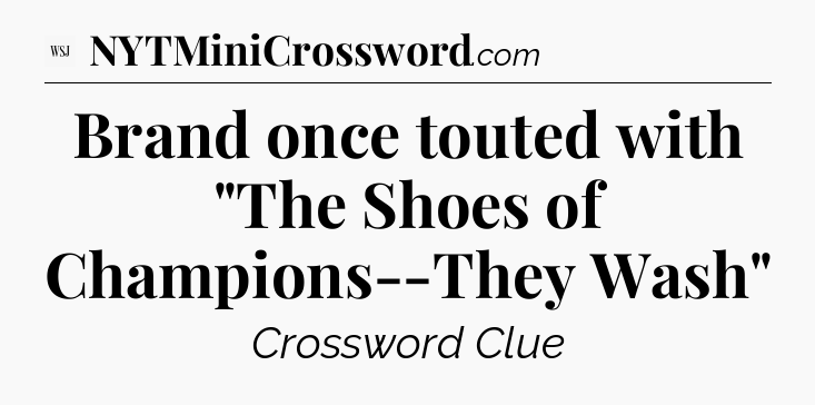 Brand once touted with 