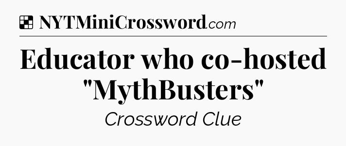 Solution: Educator who co-hosted 