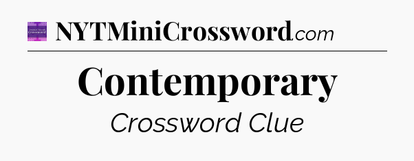 Contemporary - Thomas Joseph Crossword