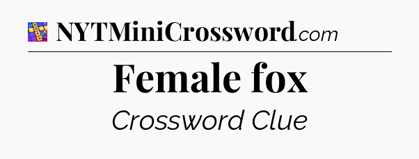 Female fox Codycross