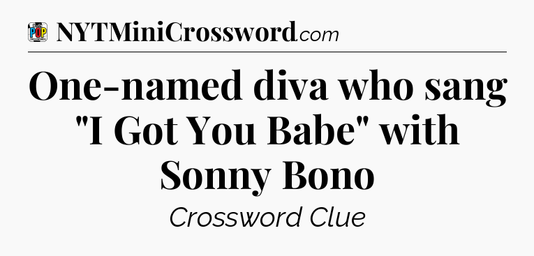 One-named diva who sang 