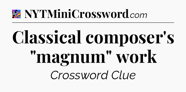 Classical composer's 