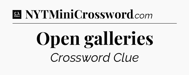 Open galleries - LA Times Crossword