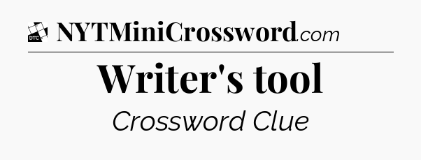 Writer's tool - Daily Themed Classic Crossword