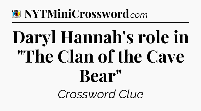 Daryl Hannah's role in 