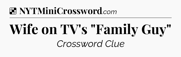 Solution: Wife on TV's 