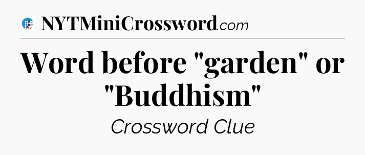 Word before 