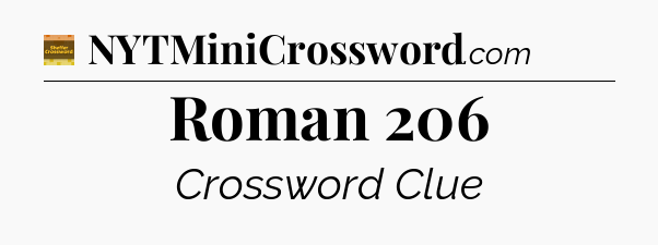 Roman 206 - Eugene Sheffer Crossword