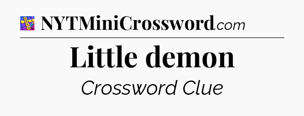 Little demon Codycross