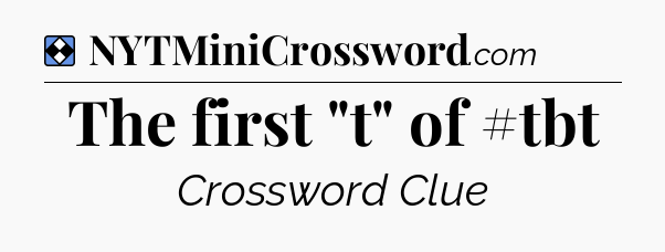 Solution: The first 