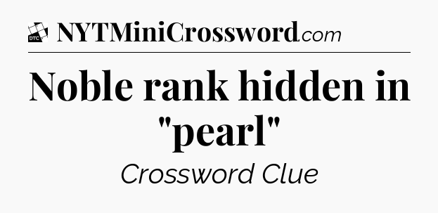 Noble rank hidden in 