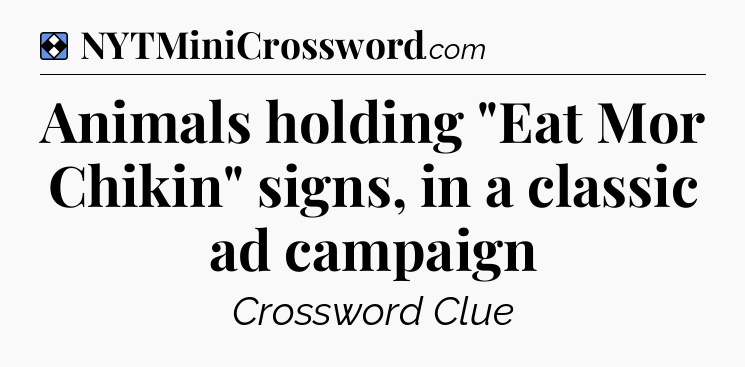 Solution: Animals holding 