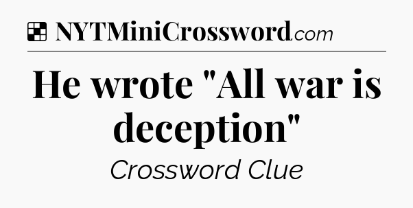Solution: He wrote 