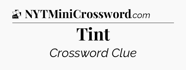 Tint - Daily Themed Classic Crossword