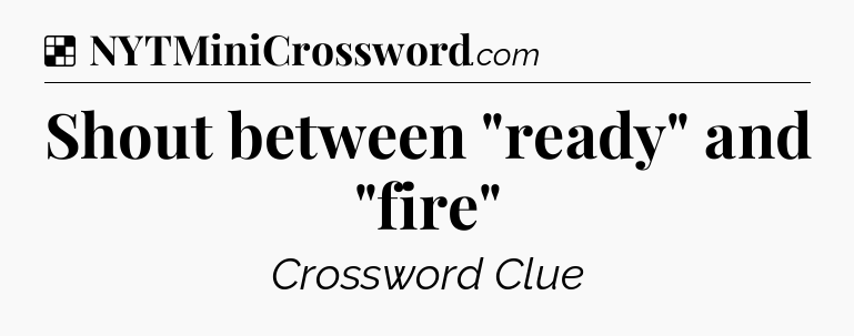 Solution: Shout between 