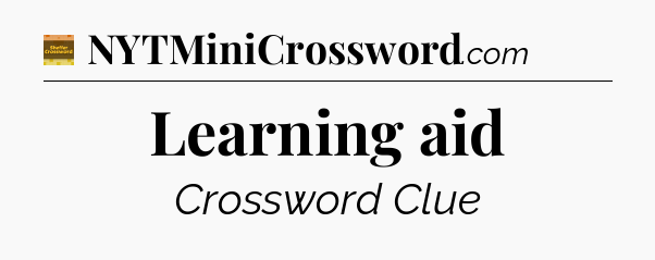 Learning aid - Eugene Sheffer Crossword