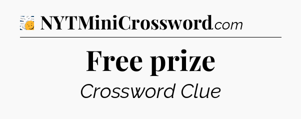 Free prize - 7 Little Words