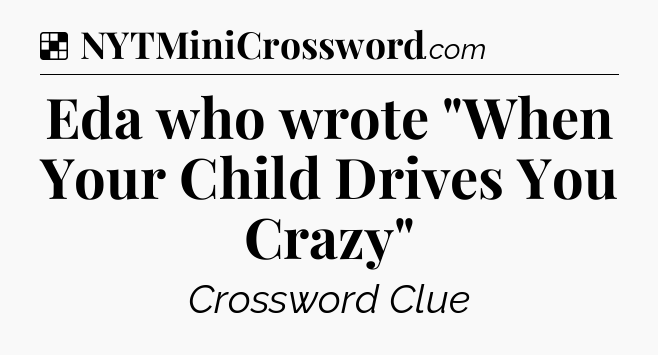 Solution: Eda who wrote 