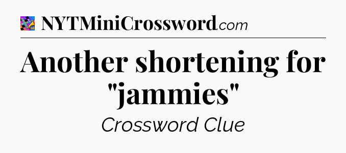 Another shortening for 