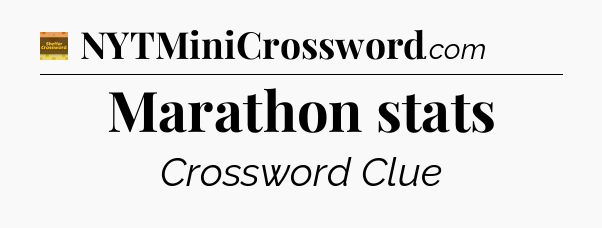 Marathon stats - Eugene Sheffer Crossword