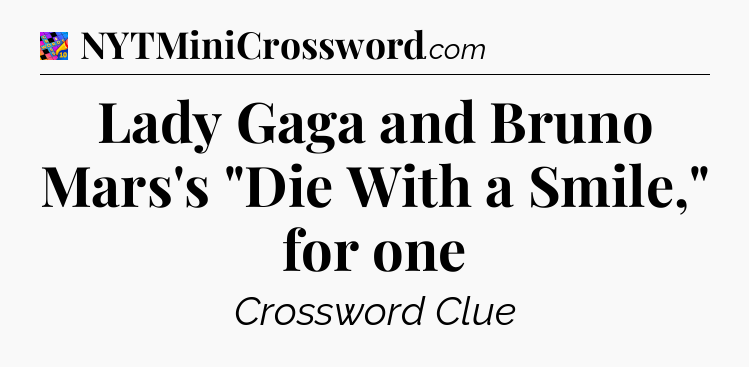 Lady Gaga and Bruno Mars's 