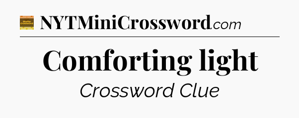Comforting light - Eugene Sheffer Crossword