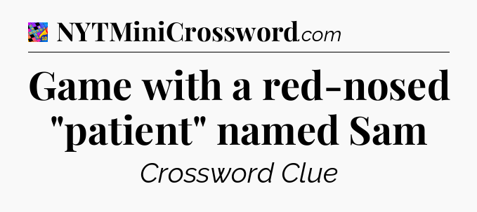 Game with a red-nosed 