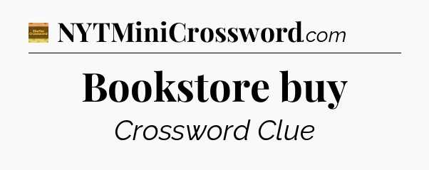 Bookstore buy - Eugene Sheffer Crossword