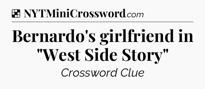 Solution: Bernardo's girlfriend in 