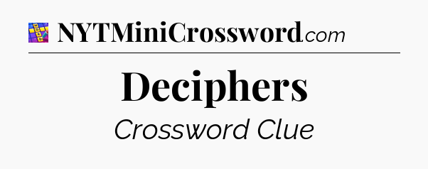 Deciphers Codycross