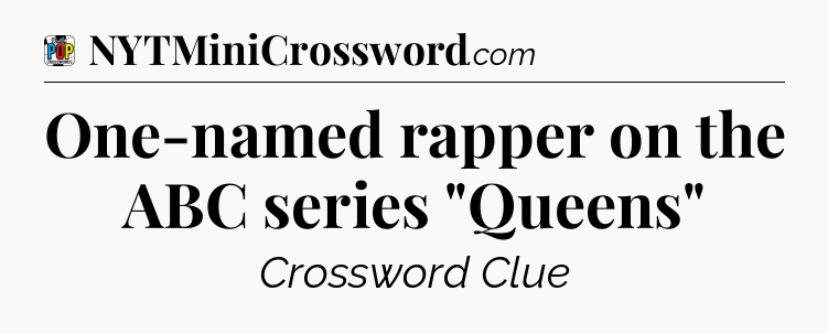 One-named rapper on the ABC series 
